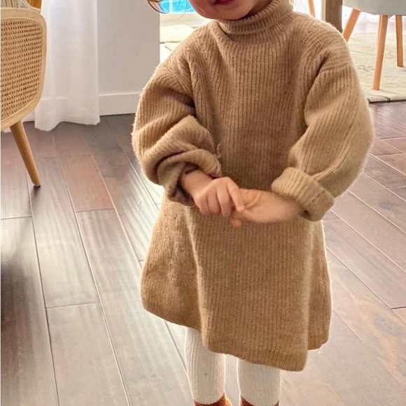 ZARA 2-3T Turtleneck Sweaterdress - Picture 6 of 6